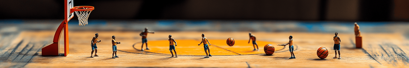 Miniature basketball game